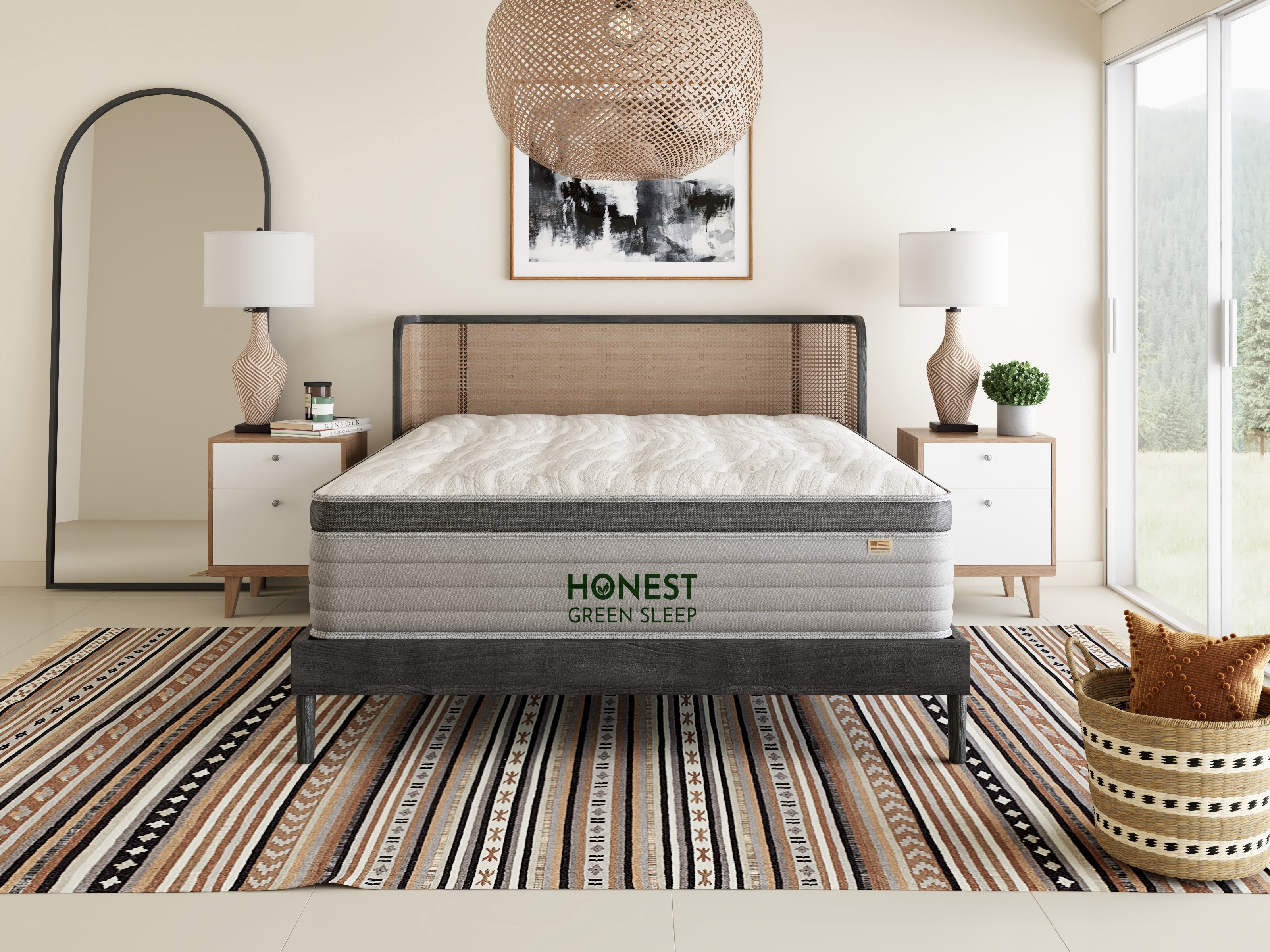 All Natural Organic Hybrid Latex Serenity Mattress – Honest Green